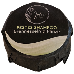 Festes Shampoo mit Brennnessel & Minze, 60g