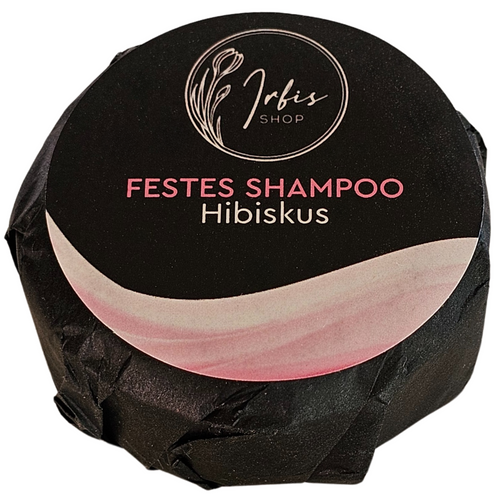 Festes Shampoo mit Hibiskus, 60g