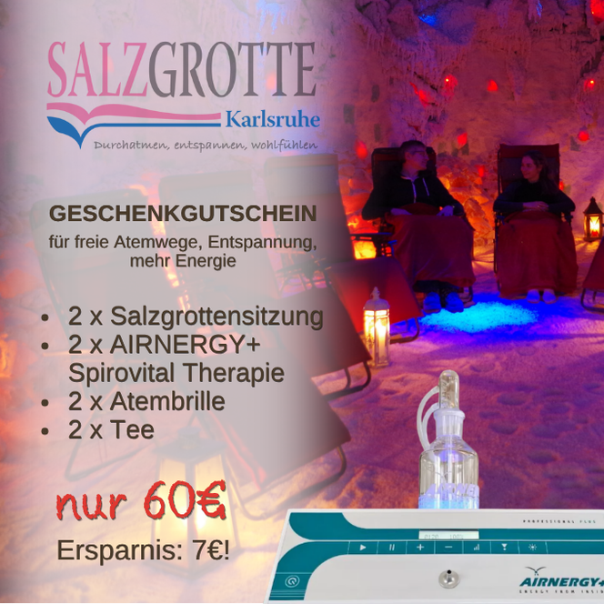 Weihnachtliche Geschenkidee mit Atmen- und Entspannungsmotiv
