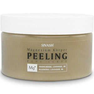 Produkte Magnesium Körper Peeling (Body Scrub) Heidelbeere, Lavendel, Vitamin B6, 250ml