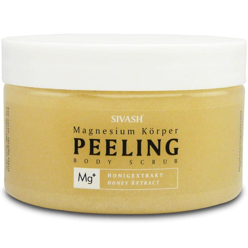 Magnesium Körper Peeling (Body Scrub) mit Honigextrakt, 250ml